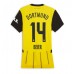 Borussia Dortmund Maximilian Beier #14 Dámské Domácí Dres 2024-25 Krátkým Rukávem